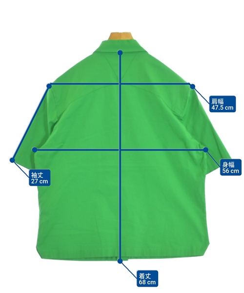 BOTTEGA VENETA（ボッテガヴェネタ）カジュアルシャツ 緑 サイズ:46(M位) メンズ/2200638893021