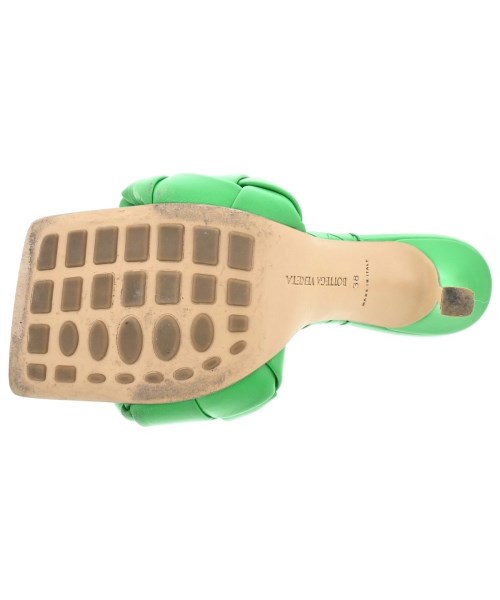 BOTTEGA VENETA（ボッテガヴェネタ）サンダル 緑 サイズ:EU38(24.5cm位) レディース/2200639377070