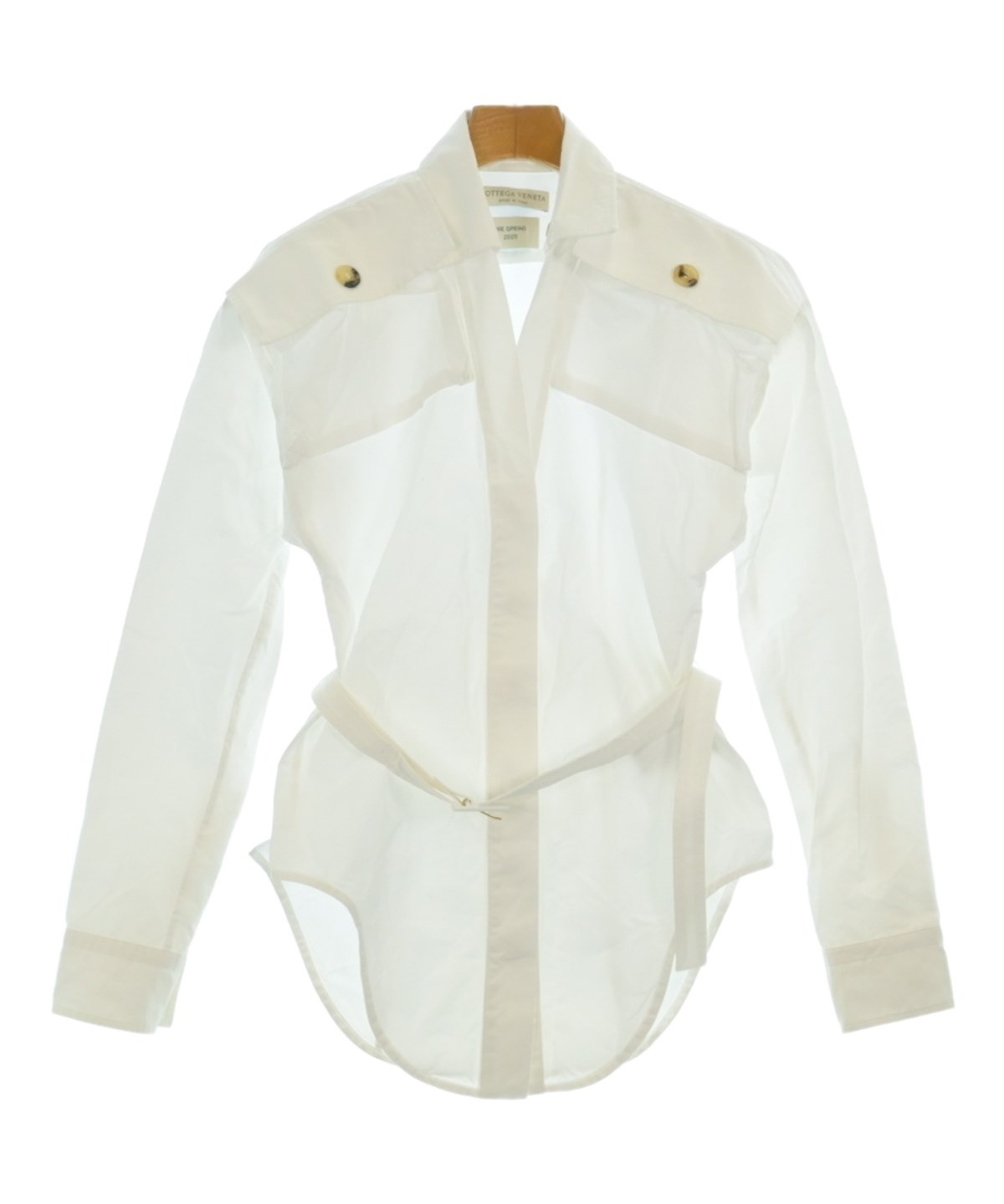 BOTTEGA VENETA（ボッテガヴェネタ）ブラウス 白 サイズ:38(S位