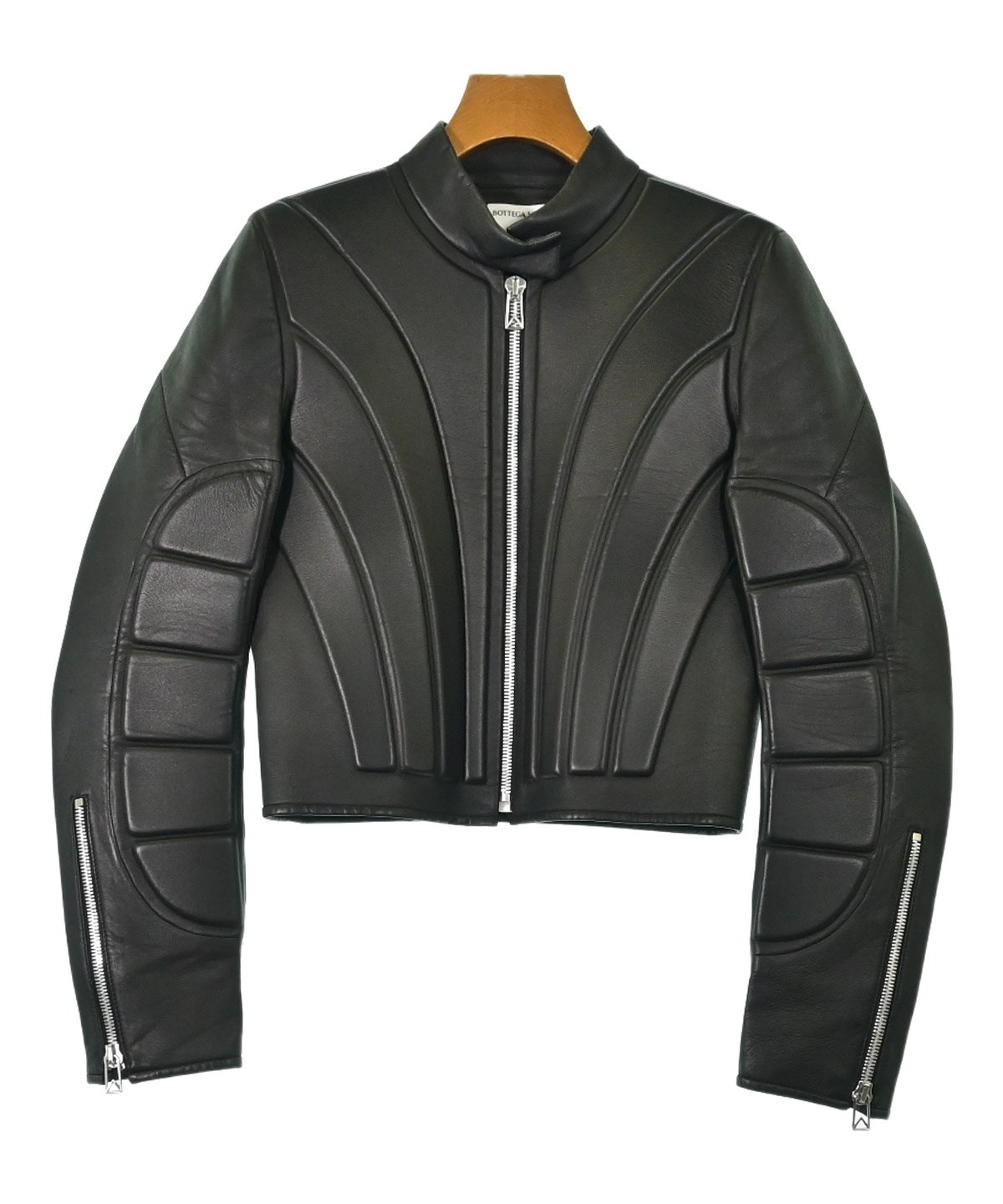 BOTTEGA VENETA（ボッテガヴェネタ）ライダース 黒 サイズ:38(S位 