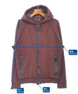 BOTTEGA VENETA（ボッテガヴェネタ）パーカー 赤 サイズ:50(XL位) メンズ/2200623290088