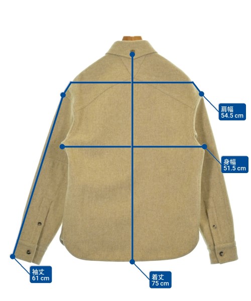 BOTTEGA VENETA（ボッテガヴェネタ）カジュアルシャツ ベージュ サイズ:37(XS位) メンズ/2200626205072