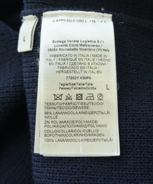 BOTTEGA VENETA（ボッテガヴェネタ）ニット・セーター 紺 サイズ:L メンズ/2200629202061