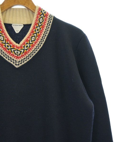 BOTTEGA VENETA（ボッテガヴェネタ）ニット・セーター 紺 サイズ:L メンズ/2200629202061