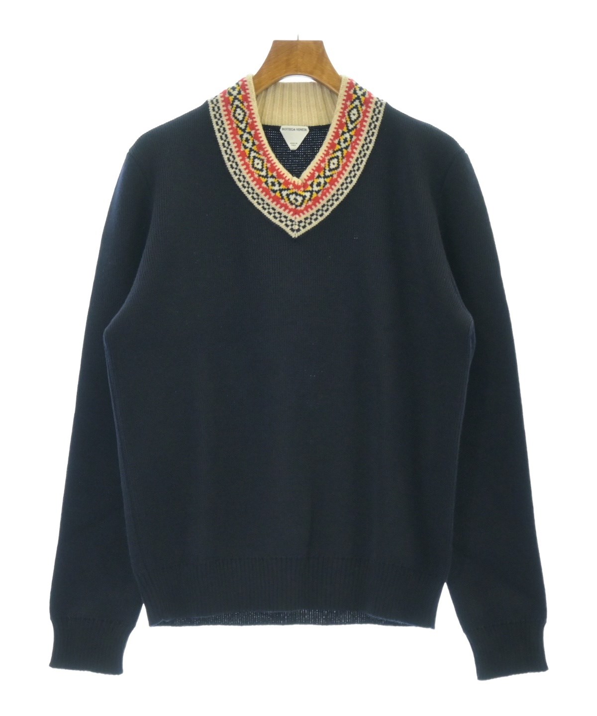 BOTTEGA VENETA(ボッテガヴェネタ)ニット・セーター 紺 サイズ:L BOTTEGA VENETA(ボッテガヴェネタ)ニット・セーター 紺 サイズ:L