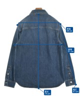 BOTTEGA VENETA（ボッテガヴェネタ）カジュアルシャツ 紺 サイズ:48(L位) メンズ/2200629202078