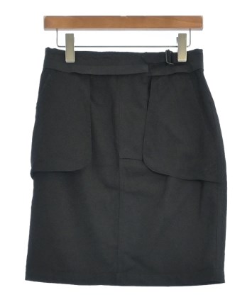 BOTTEGA VENETA（ボッテガヴェネタ）ひざ丈スカート 黒 サイズ:40(M位
