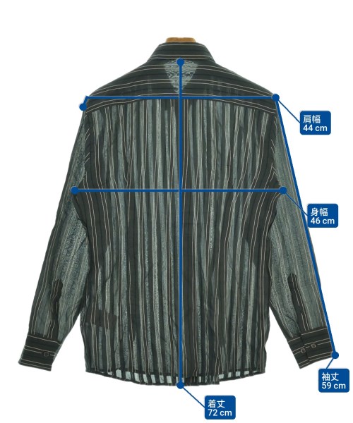 BOTTEGA VENETA（ボッテガヴェネタ）カジュアルシャツ 緑 サイズ:39(M位) メンズ/2200609905081