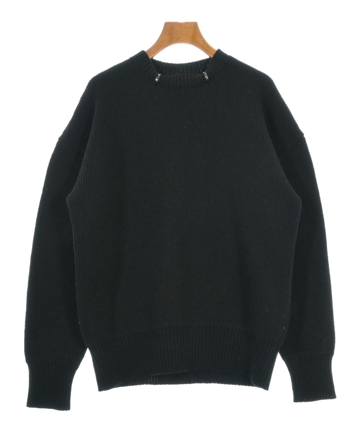 【試着のみ】BOTTEGA VENETA ボッテガヴェネタ　クルーネック　ニット ボッテガヴェネタ クルーネック ニット ブラック Bottega Veneta