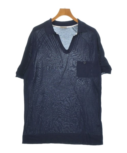 BOTTEGA VENETA(ボッテガベネタ)ポロシャツ 紺 サイズ:52(XXL位)/2200675263207