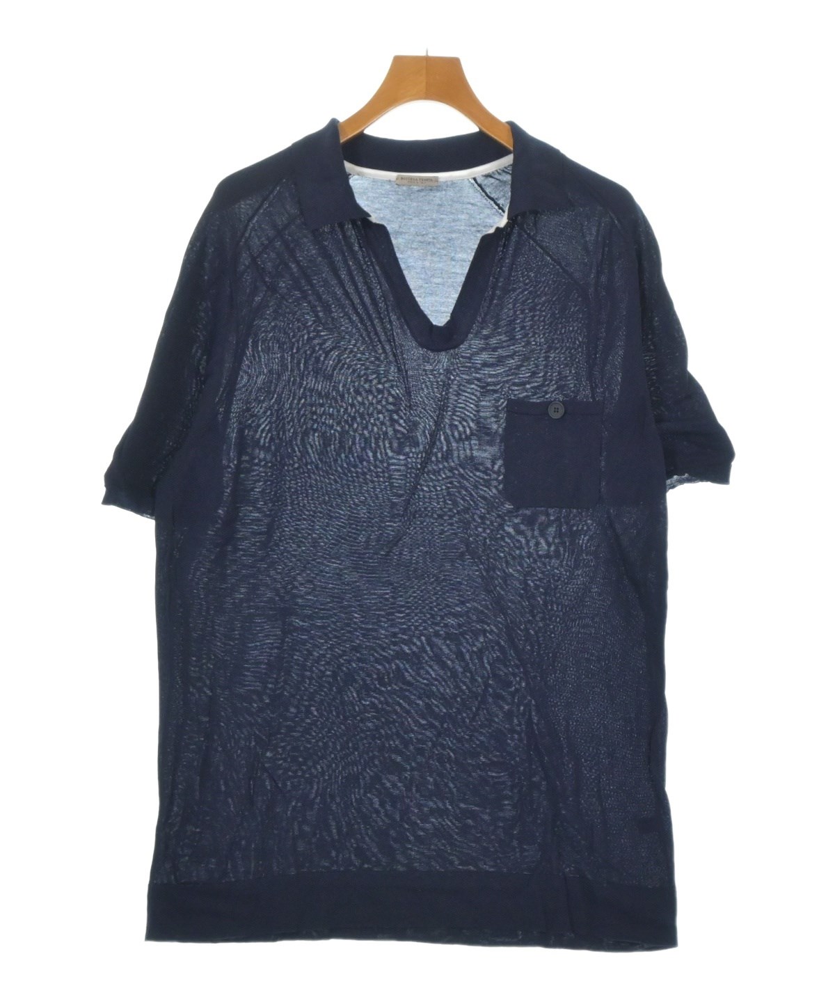 BOTTEGA VENETA（ボッテガヴェネタ）ポロシャツ 紺 サイズ:52(XXL位