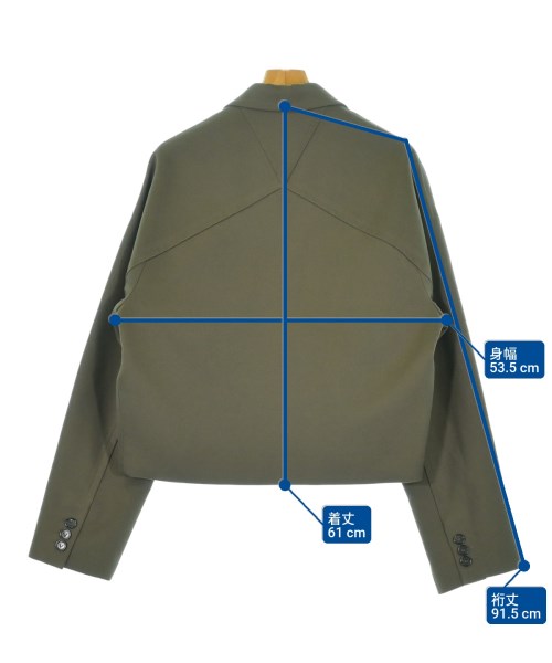 BOTTEGA VENETA（ボッテガヴェネタ）カジュアルジャケット カーキ サイズ:46(M位) メンズ/2200678977026