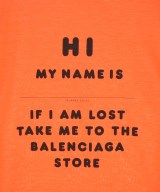 BOTTEGA VENETA（ボッテガヴェネタ）Tシャツ・カットソー オレンジ サイズ:XXS メンズ/2200680037169