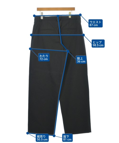 BOTTEGA VENETA（ボッテガヴェネタ）スラックス 黒 サイズ:50(XL位) メンズ/2200699642057