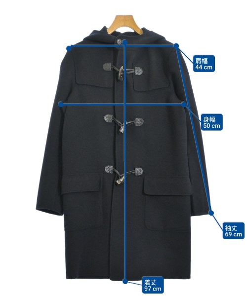 BOTTEGA VENETA（ボッテガヴェネタ）ダッフルコート 紺 サイズ:44(S位) メンズ/2200698164024