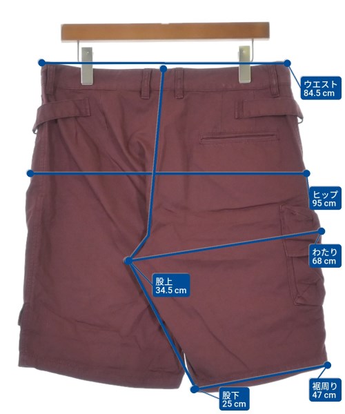 BOTTEGA VENETA（ボッテガヴェネタ）ショートパンツ 赤 サイズ:48(L位) メンズ/2200649346028