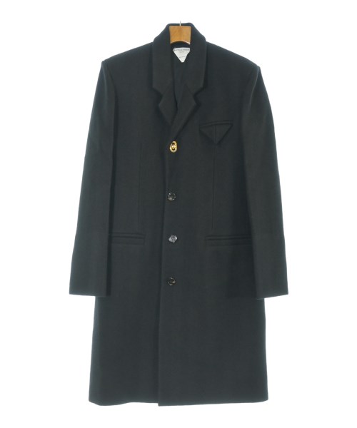 BOTTEGA VENETA(ボッテガベネタ)チェスターコート 黒 サイズ:48(L位)/2200656476015