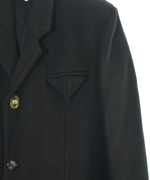 BOTTEGA VENETA（ボッテガヴェネタ）チェスターコート 黒 サイズ:48(L位) メンズ/2200656476015