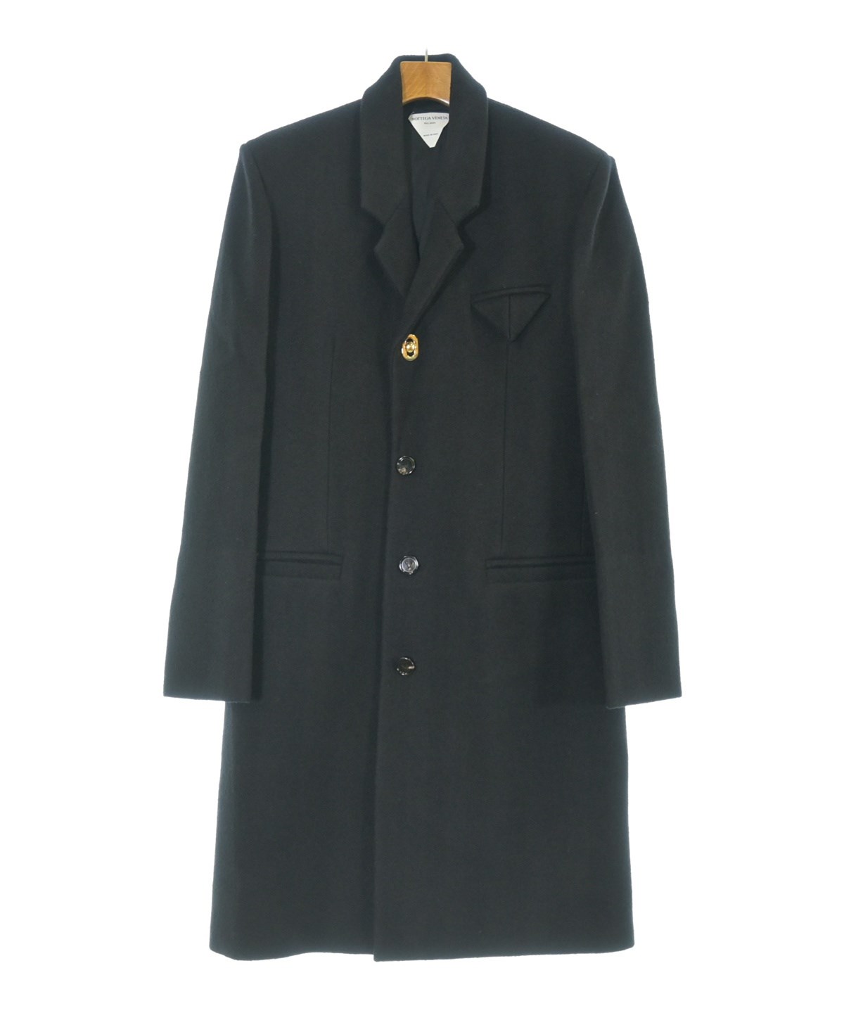 ボッテガヴェネタ　チェスターコート BOTTEGA VENETA（ボッテガヴェネタ）チェスターコート 黒 サイズ:48(L