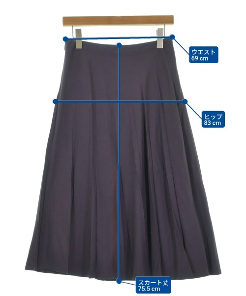 BOTTEGA VENETA（ボッテガヴェネタ）ロング・マキシ丈スカート 紫 サイズ:40(M位) レディース/2200658353062