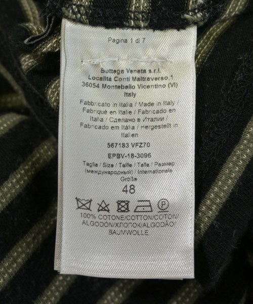 BOTTEGA VENETA（ボッテガヴェネタ）Tシャツ・カットソー 黒 サイズ:48(L位) メンズ/2200714151090