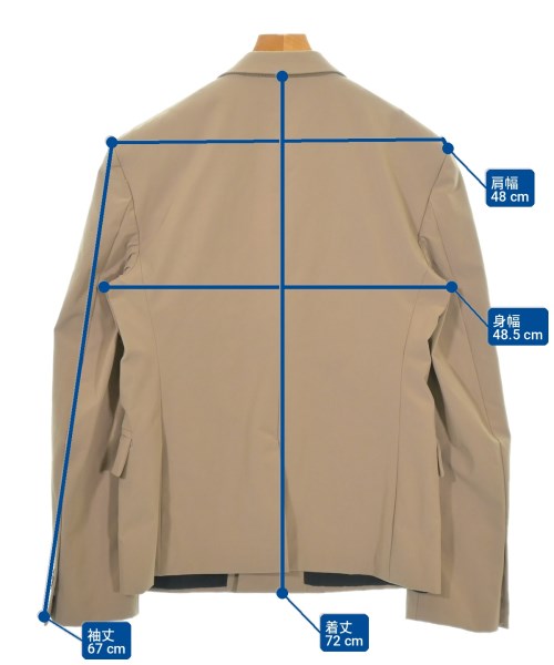 BOTTEGA VENETA（ボッテガヴェネタ）テーラードジャケット ベージュ サイズ:48(L位) メンズ/2200715283035