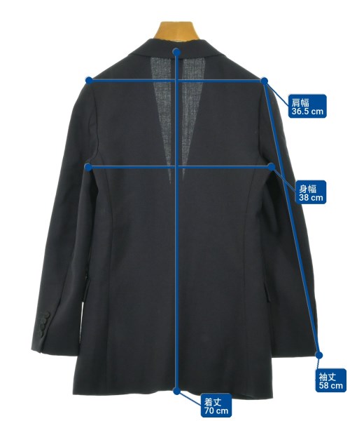 BOTTEGA VENETA（ボッテガヴェネタ）テーラードジャケット 紺 サイズ:38(S位) レディース/2200715765012