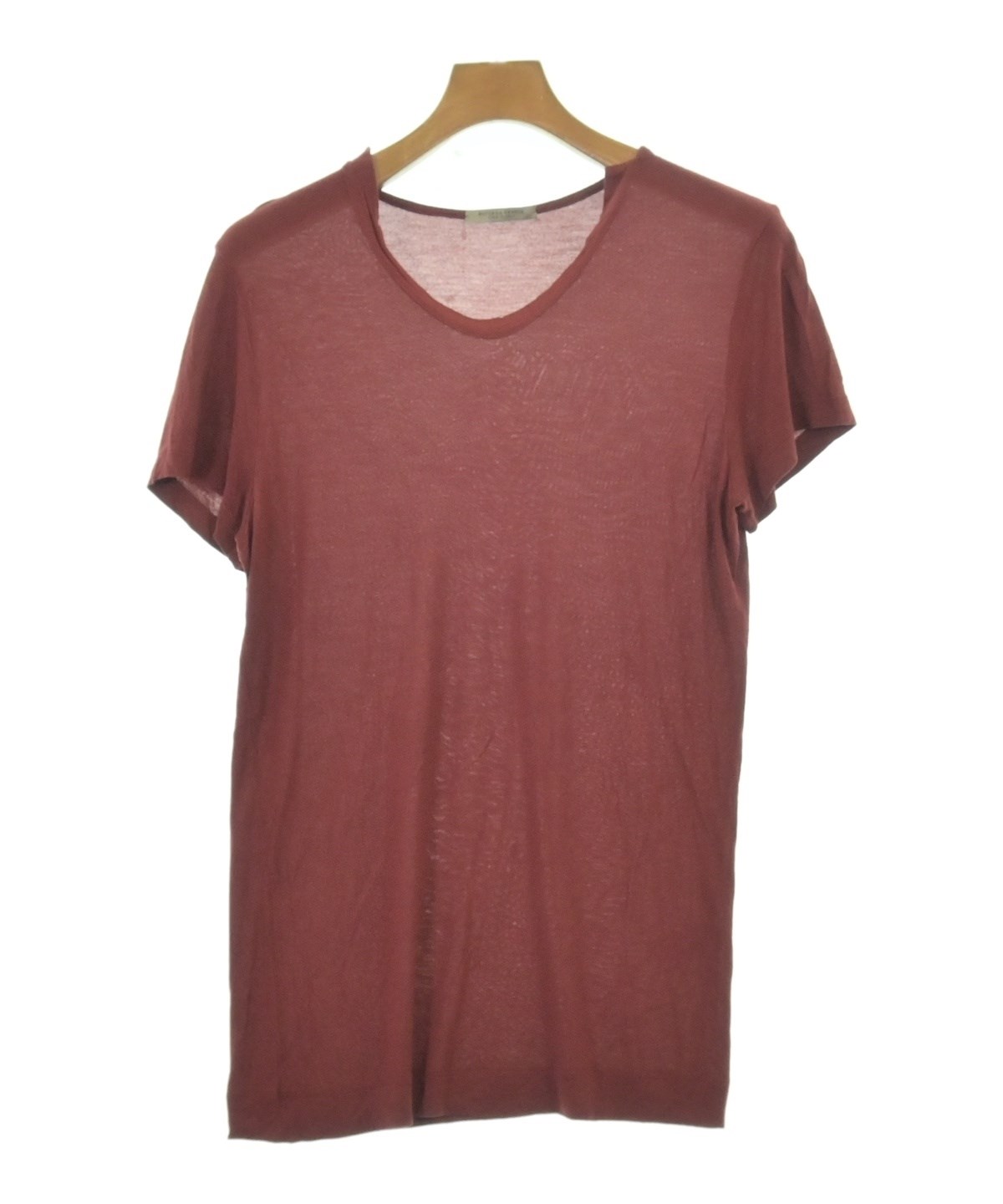 Bottega Veneta ボッテガヴェネタ クルーネックサーマル サイズS BOTTEGA VENETA（ボッテガヴェネタ）Tシャツ・カットソー 赤 サイズ:46