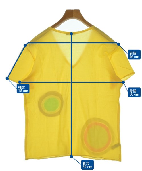 BOTTEGA VENETA（ボッテガヴェネタ）Tシャツ・カットソー 黄 サイズ:L メンズ/2200716525134