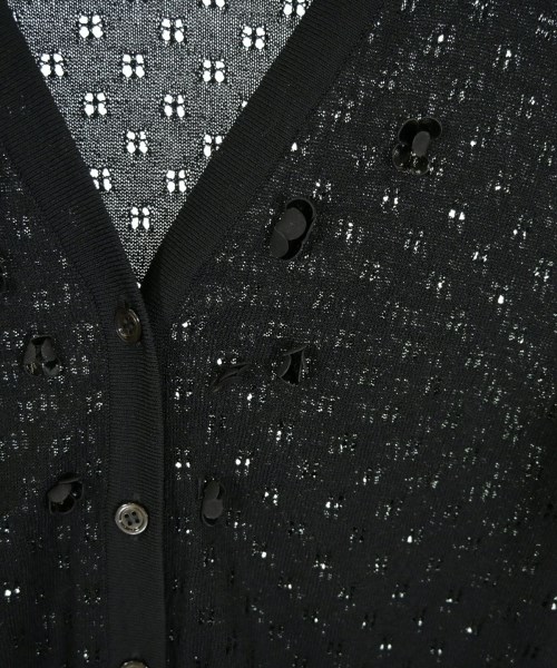BOTTEGA VENETA（ボッテガヴェネタ）カーディガン 黒 サイズ:38(S位) レディース/2200710780195