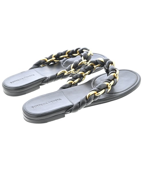 BOTTEGA VENETA（ボッテガヴェネタ）サンダル 黒 サイズ:EU38(24.5cm位) レディース/2200718016029