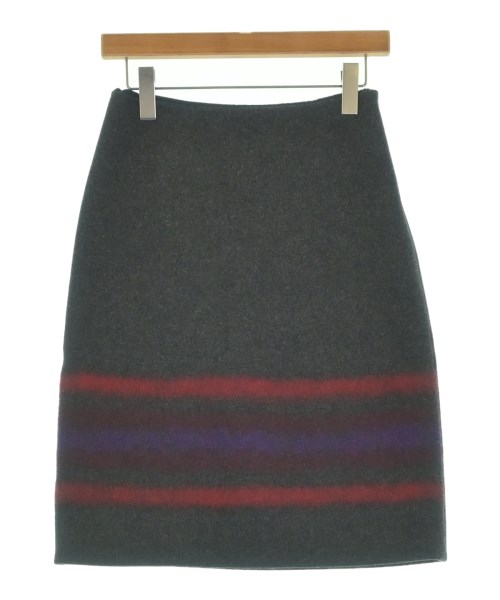 BOTTEGA VENETA(ボッテガベネタ)ひざ丈スカート グレー サイズ:38(S位)/2200645815023