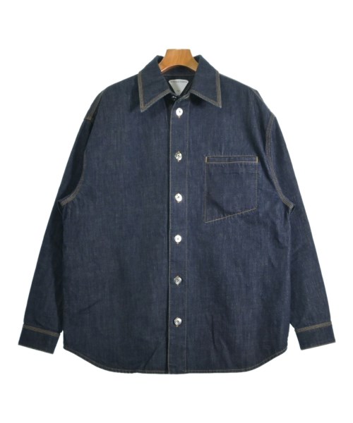 BOTTEGA VENETA(ボッテガベネタ)カジュアルシャツ 紺 サイズ:50(XL位)/2200646510156