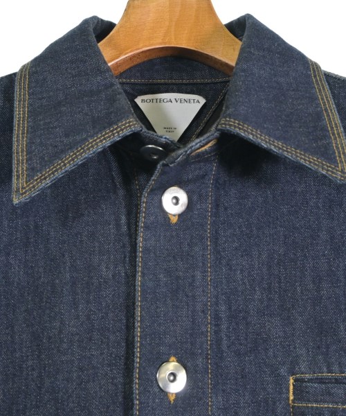 BOTTEGA VENETA（ボッテガヴェネタ）カジュアルシャツ 紺 サイズ:50(XL位) メンズ/2200646510156