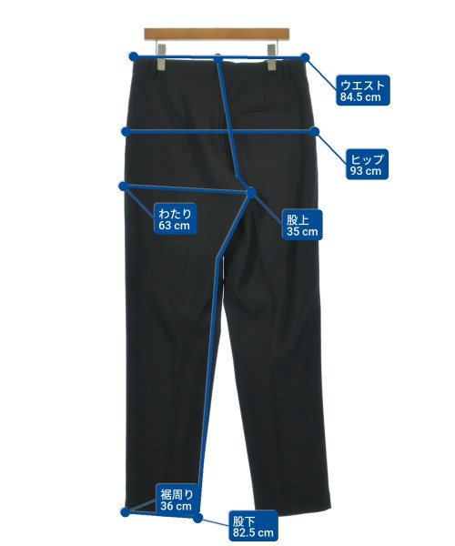 BOTTEGA VENETA（ボッテガヴェネタ）スラックス 黒 サイズ:48(L位) メンズ/2200648464051