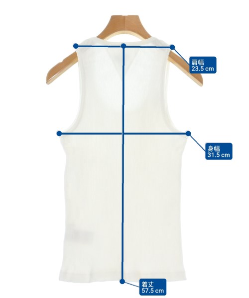 BOTTEGA VENETA（ボッテガヴェネタ）タンクトップ 白 サイズ:S レディース/2200648542063