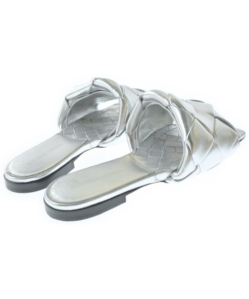 BOTTEGA VENETA（ボッテガヴェネタ）サンダル シルバー サイズ:EU38(24.5cm位) レディース/2200640069155
