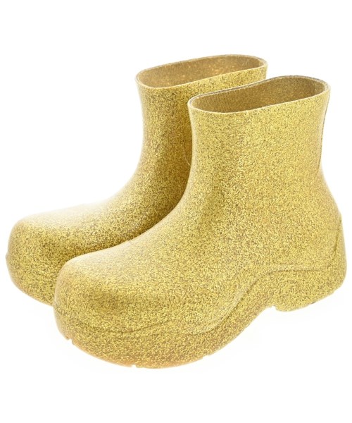 BOTTEGA VENETA(ボッテガベネタ)ブーツ ゴールド サイズ:EU35(21.5cm位)/2200649913015