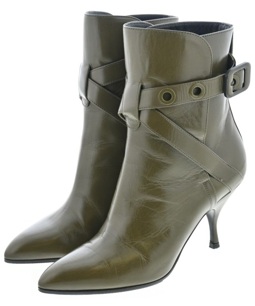 BOTTEGA VENETA(ボッテガベネタ)ブーツ カーキ サイズ:EU35 1/2(22cm位)/2200651873017