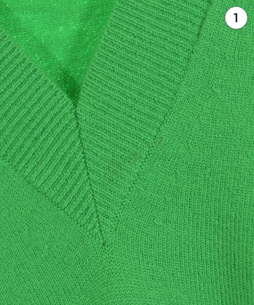 BOTTEGA VENETA（ボッテガヴェネタ）ニット・セーター 緑 サイズ:XS レディース/2200647156087