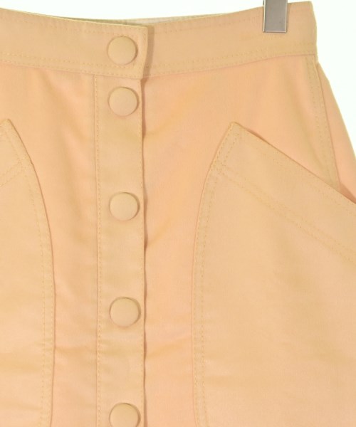 BOTTEGA VENETA（ボッテガヴェネタ）ひざ丈スカート オレンジ サイズ:38(S位) レディース/2200706228205