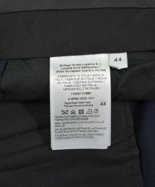 BOTTEGA VENETA（ボッテガヴェネタ）スラックス 紺 サイズ:44(S位) メンズ/2200670757251