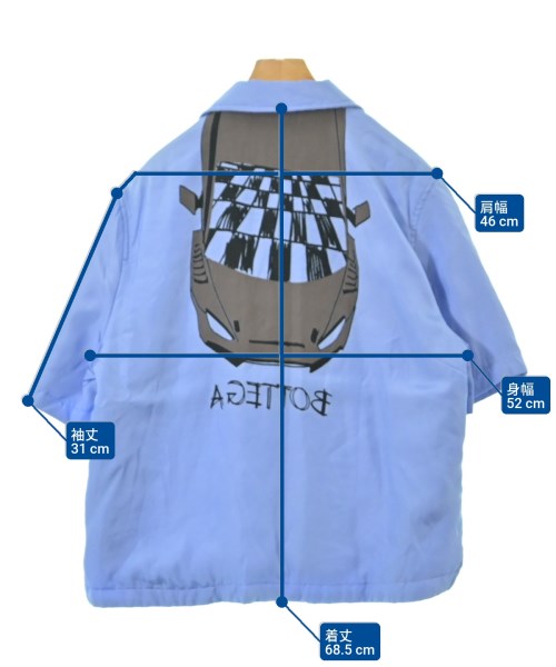 BOTTEGA VENETA（ボッテガヴェネタ）カジュアルシャツ 青 サイズ:40(L位) メンズ/2200672356056