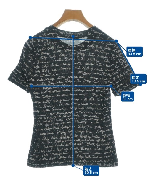 BOTTEGA VENETA（ボッテガヴェネタ）Tシャツ・カットソー 黒 サイズ:M レディース/2200724331079