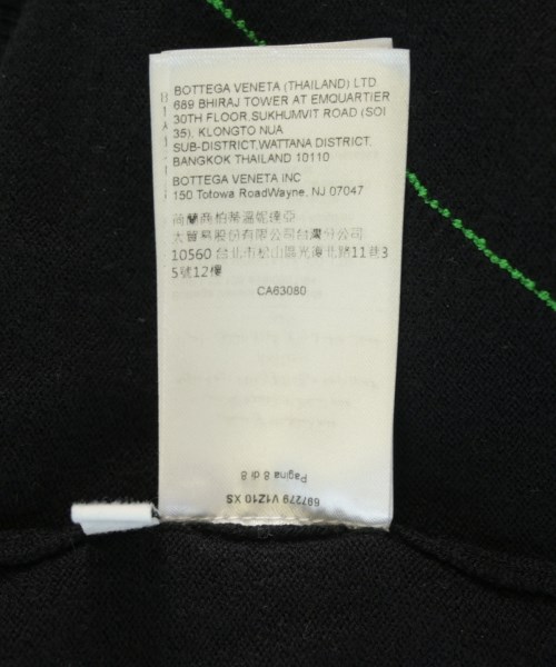 BOTTEGA VENETA（ボッテガヴェネタ）ニット・セーター 黒 サイズ:XS メンズ/2200721048062