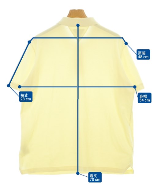 BOTTEGA VENETA（ボッテガヴェネタ）ポロシャツ 黄 サイズ:XL メンズ/2200721763033