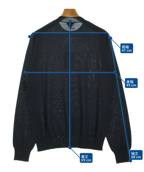 BOTTEGA VENETA（ボッテガヴェネタ）ニット・セーター 紺 サイズ:M メンズ/2200723637011