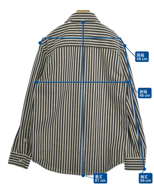 BOTTEGA VENETA（ボッテガヴェネタ）カジュアルシャツ 紺 サイズ:44(S位) メンズ/2200728347014