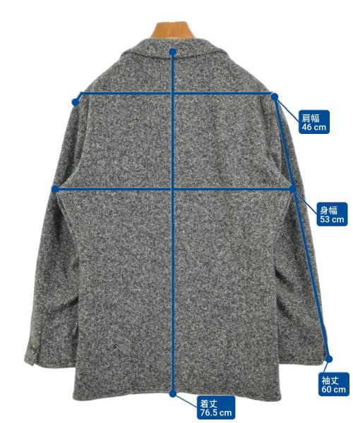 BOTTEGA VENETA（ボッテガヴェネタ）カジュアルジャケット グレー サイズ:48(L位) メンズ/2200682913065