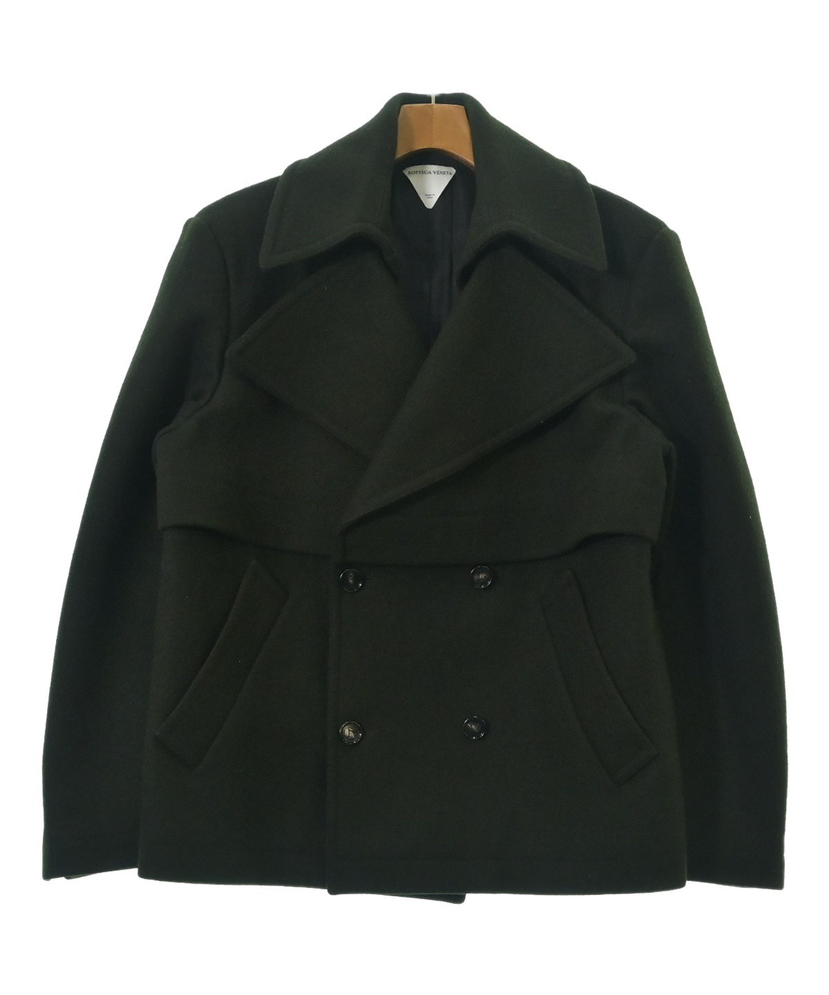 ボッテガヴェネタ　ピーコート BOTTEGA VENETA（ボッテガヴェネタ）ピーコート 緑 サイズ:48(L位